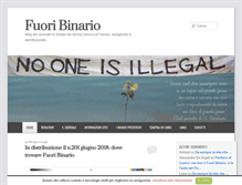Tablet Screenshot of fuoribinario.org